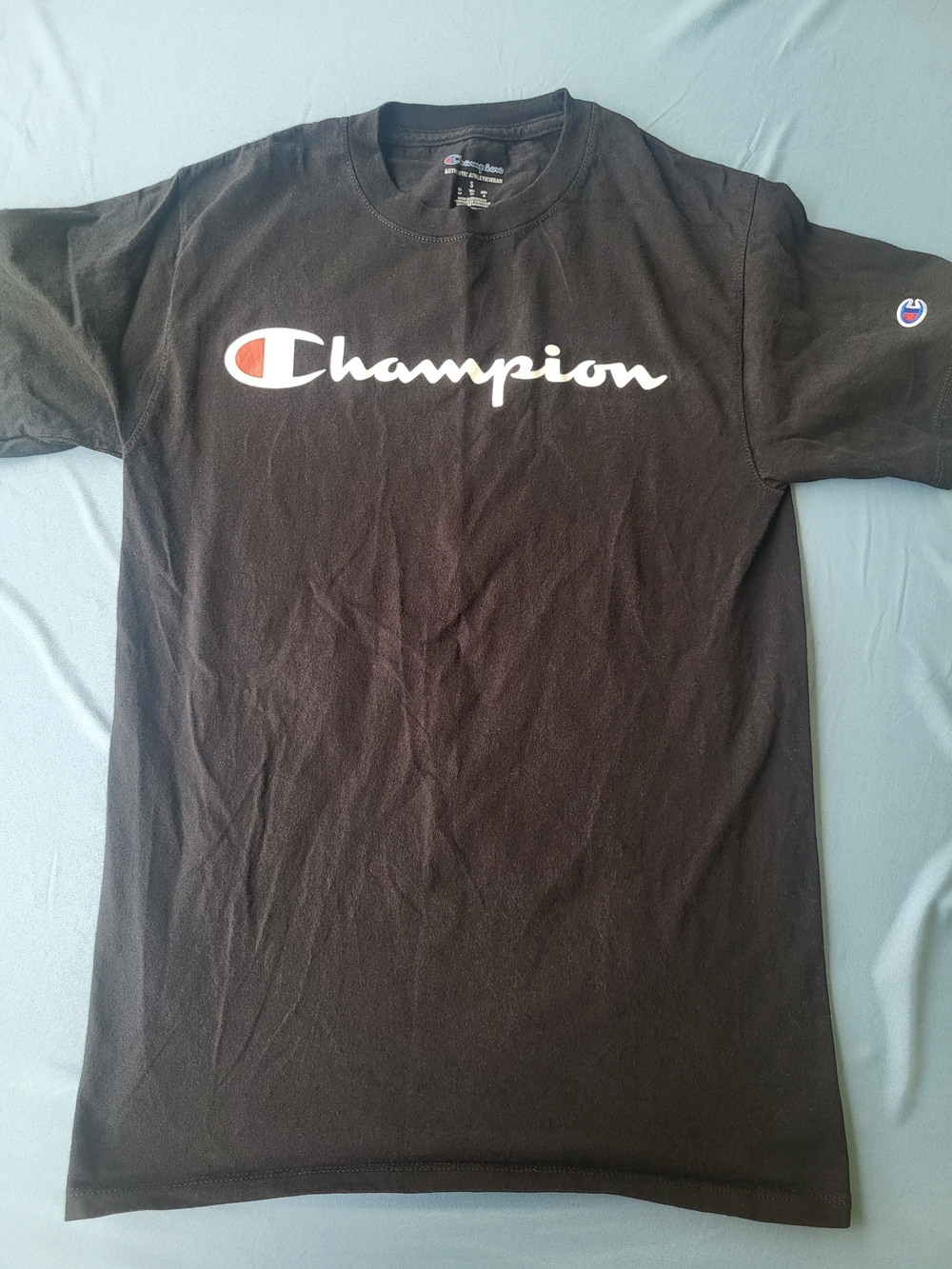 Champion Men’s Black Logo T-Shirt